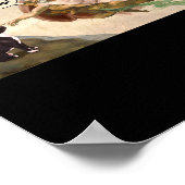 De snuit van de Franse buldog franchie bull dog ho Poster (Hoek)