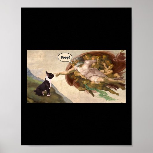 De snuit van de Franse buldog franchie bull dog ho Poster (Voorkant)