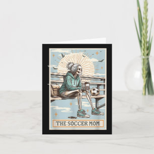 De Soccer Mom Skeleton Tarot Kaart, Soccer Mom Mot Kaart