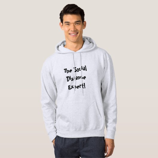 De Sociale Afstandsdokter Hoodie (Voorkant volledig)