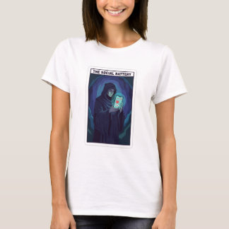 De Sociale Batterij Introvert Humor | Lage Energie T-shirt