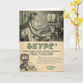 De sociale Media van Skype van de terugkeer door M Kaart (Gele Bloem)