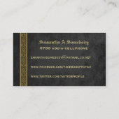 De sociale profielkaart van de heksen Pet Visitekaartje (Achterkant)