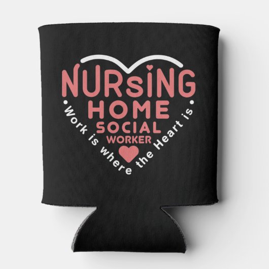 De sociale thuiswerkers in het land waar het hart blikjeskoeler (Achterkant)