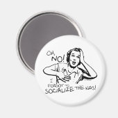 De socialisatie vergeten magneet (Voorkant / Achterkant)