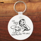 De socialisatie vergeten sleutelhanger (Voorkant)