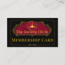 De Society Circle Lidmaatschap Kaart