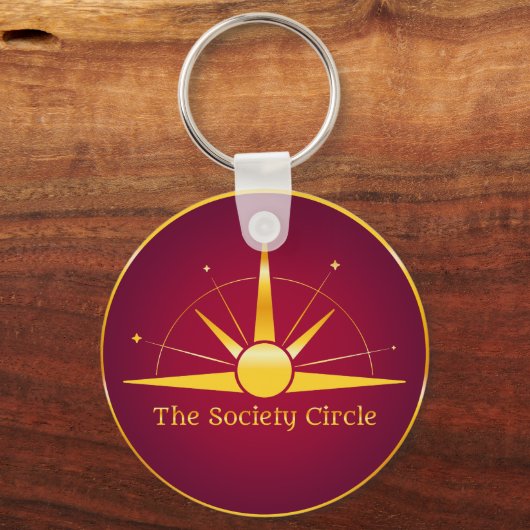 De Society Circle Sleutelhanger (Achterkant)
