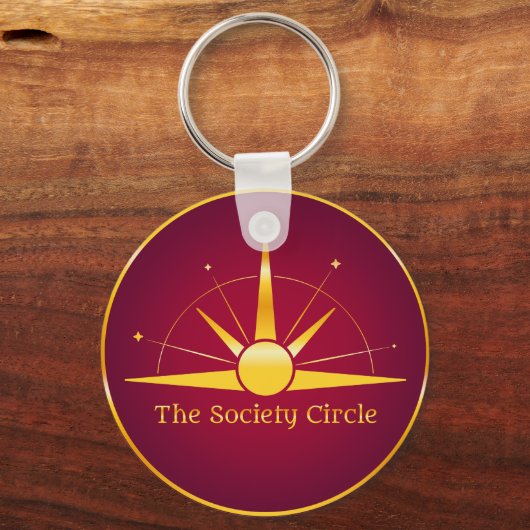 De Society Circle Sleutelhanger (Voorkant)