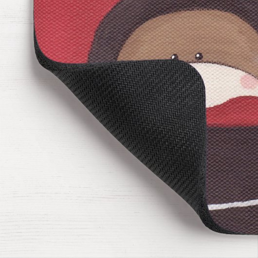 De Sock Monkey Ninja Mousepad Muismat (Hoek)