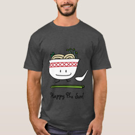 De soeplepeleetstokjes van Vietnam van de Kom van T-shirt