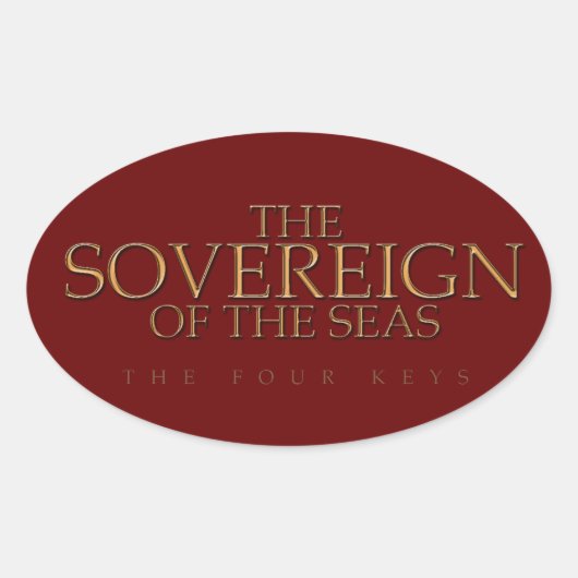 De Soeverein van de Zeeen Logo Sticker (Voorkant)