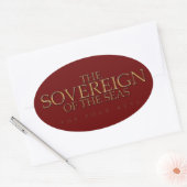 De Soeverein van de Zeeen Logo Sticker (Envelop)