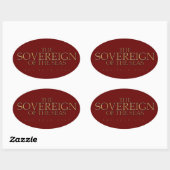 De Soeverein van de Zeeen Logo Sticker (Vel)