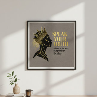 De Soevereine Stem: Echos & Blauwdrukken Poster