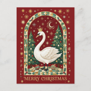 De Soevereine Zwaan's Noel Feestdagenkaart