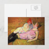 De Sofa van Toulouse-Lautrec Briefkaart (Voorkant / Achterkant)