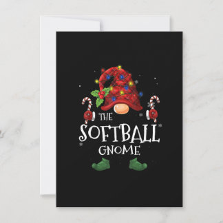 De Softball Gnome Buffalo Pset-kerstboom Li Kaart