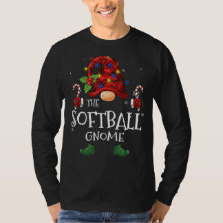 De Softball Gnome Buffalo Pset-kerstboom Li T-shirt