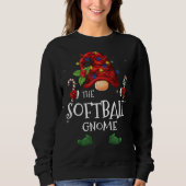 De Softball Gnome Buffalo Pset-kerstboom Li Trui (Voorkant)