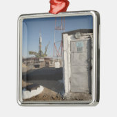 De Sojoez raket kort na aankomst 2 Metalen Ornament (Links)