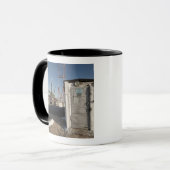 De Sojoez raket kort na aankomst 2 Mok (Voorkant links)