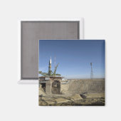 De Sojoez-raket wordt in positie 5 geplaatst Magneet (Voorkant / Achterkant)