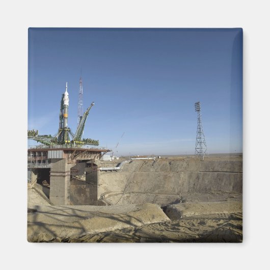 De Sojoez-raket wordt in positie 5 geplaatst Magneet (Voorkant)