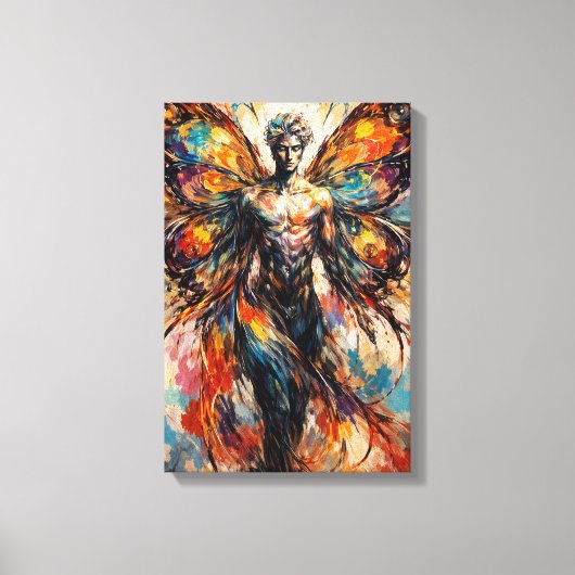 De sok die van de vlucht droomde canvas afdruk (Voorkant)