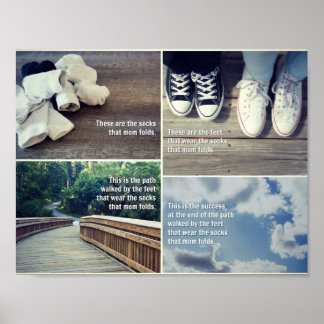 De Sokken die mama vouwt - Poster