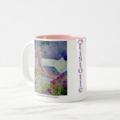 De sol tweekleurige koffiemok (Voorkant links)