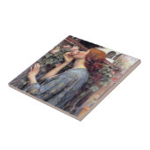 De sol van de Roos keramische tegels Tegeltje (Zijkant)