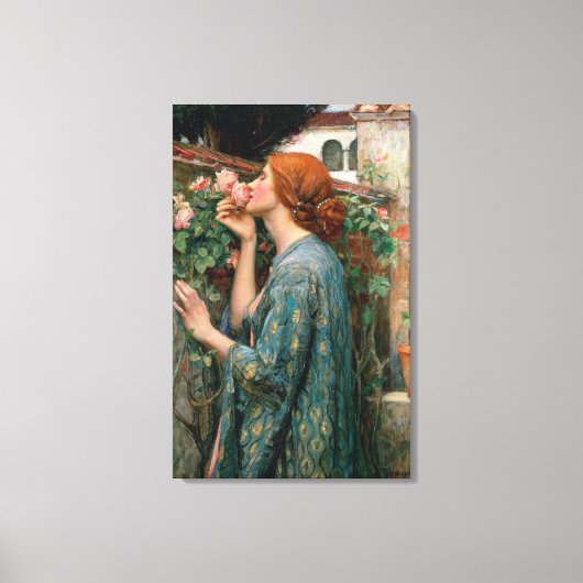 De sol van het Roos, 1908 Canvas Afdruk (Voorkant)