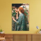 De sol van het Roos, 1908 Canvas Afdruk (Insitu (Woonkamer))