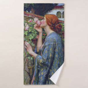 De sol van het Roos, John William Waterhouse Badhanddoek