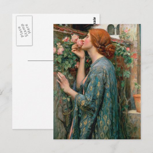 De sol van het Roos - John William Waterhouse Briefkaart (Voorkant / Achterkant)