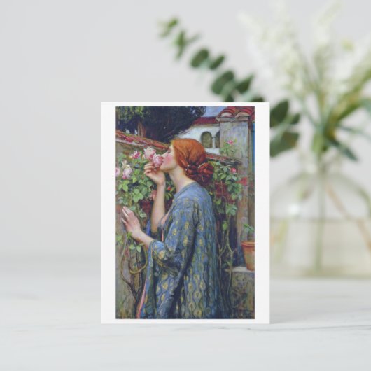 De sol van het Roos, John William Waterhouse Briefkaart (Staand voorkant)