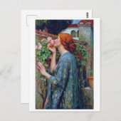 De sol van het Roos, John William Waterhouse Briefkaart (Voorkant / Achterkant)