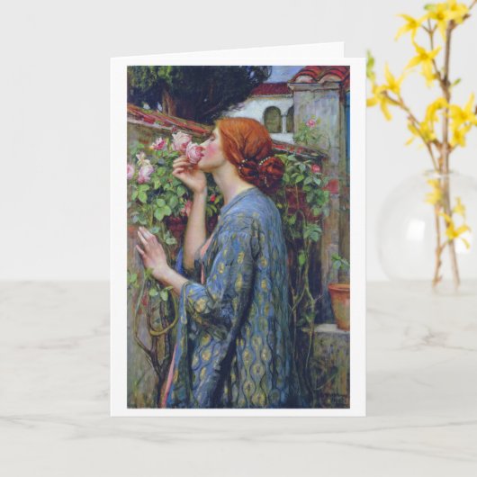 De sol van het Roos, John William Waterhouse Kaart (Gele Bloem)