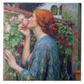 De sol van het Roos, John William Waterhouse Tegeltje (Voorkant)