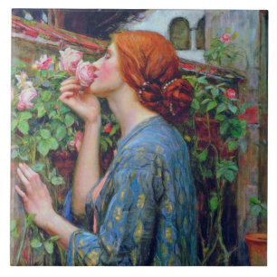 De sol van het Roos, John William Waterhouse Tegeltje
