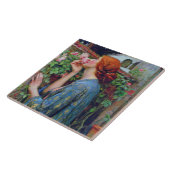 De sol van het Roos, John William Waterhouse Tegeltje (Zijkant)