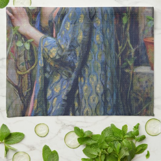 De sol van het Roos, John William Waterhouse Theedoek (Gevouwen)