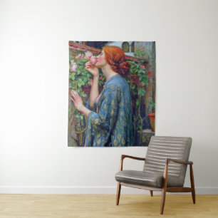 De sol van het Roos, John William Waterhouse Wandkleed