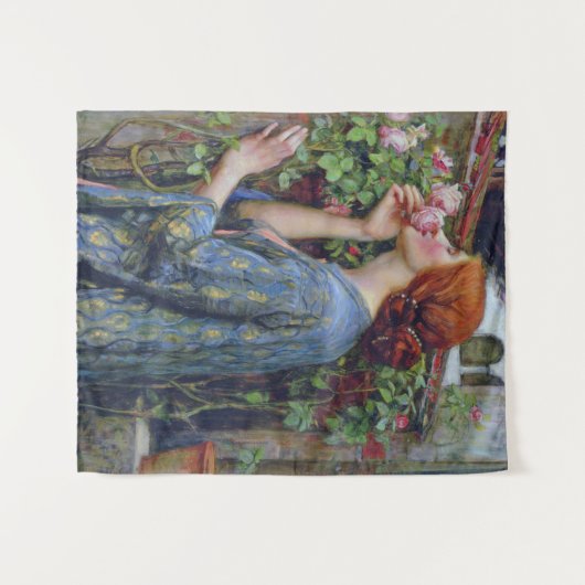 De sol van het Roos, John William Waterhouse Wandkleed (Voorkant (horizontaal))