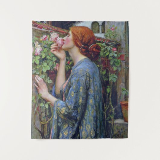 De sol van het Roos, John William Waterhouse Wandkleed (Voorkant)