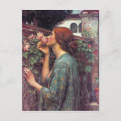 De sol van het Roos van John W. Waterhouse Briefkaart (Voorkant)