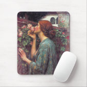 De sol van het Roos van John W. Waterhouse Muismat (Met muis)