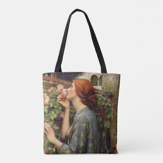 De sol van het Roos van John Waterhouse Tote Bag (Achterkant)