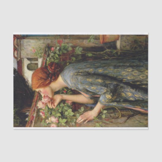 De sol van het Roos van John William Waterhouse Tissuepapier (Voorkant)